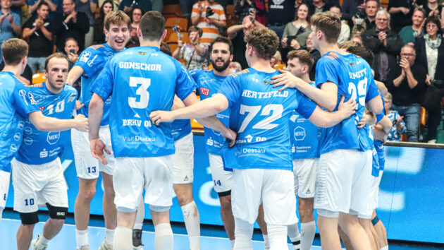 spielbericht_balingen_0325 Die Biber nach dem Heimsieg gegen HBW Balingen-Weilstetten Saison 2024/25