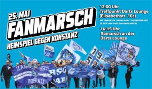 Ankündigung Fanmarsch Mai 2025