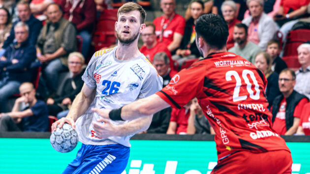 Yannick Danneberg im Spiel gegen den TuS N-Lübbecke Saison 2024/25