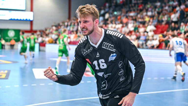 spielbericht_minden_0525 Philip Ambrosius im Spiel gegen GWD Minden Saison 2024/25