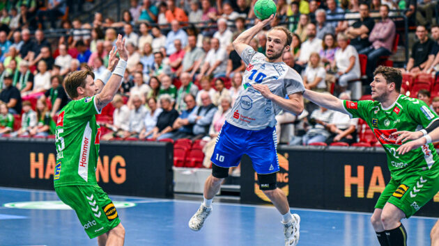 Vincent Bülow beim Auswärtsspiel in Minden Saison 2024/25