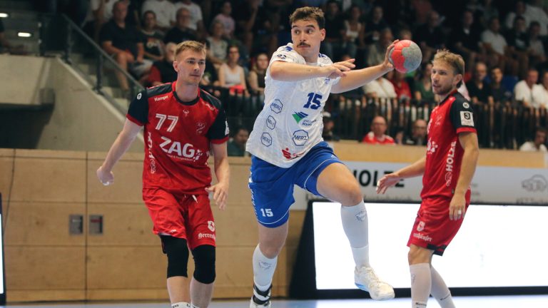 vertrag_nowak_0925 Marcel Nowak im DHB-Pokalspiel gegen den TuS Vinnhorst Saison 2025/26