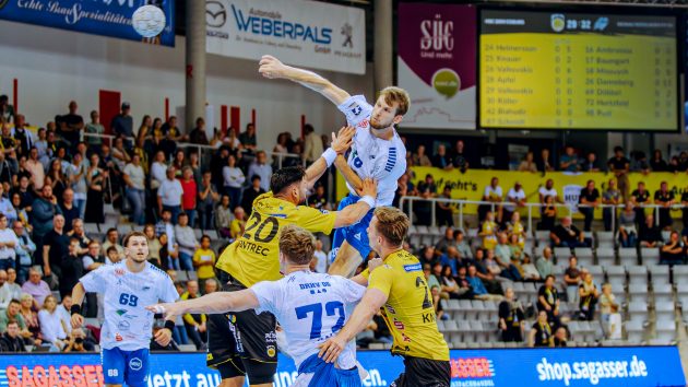 Yannick Danneberg Saison 2025/26 beim Auswärtsspiel in Coburg