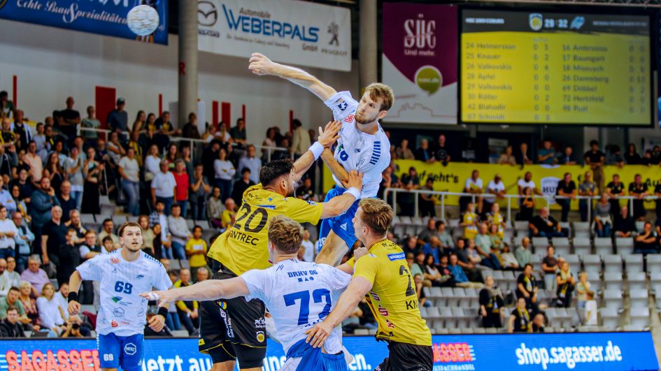 Yannick Danneberg Saison 2025/26 beim Auswärtsspiel in Coburg