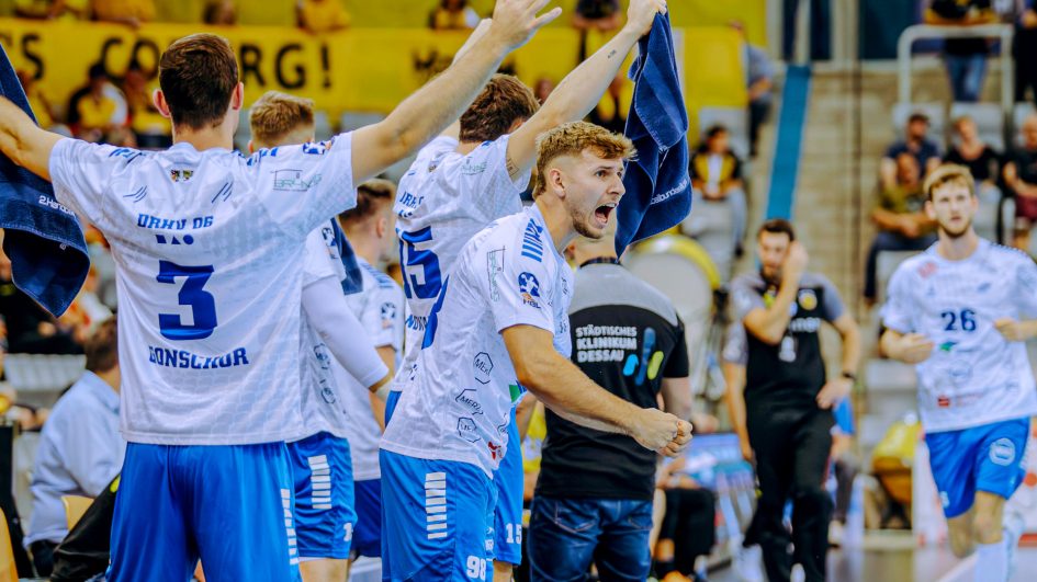 DRHV-Bank beim Auswärtsspiel in Coburg Saison 2025/26