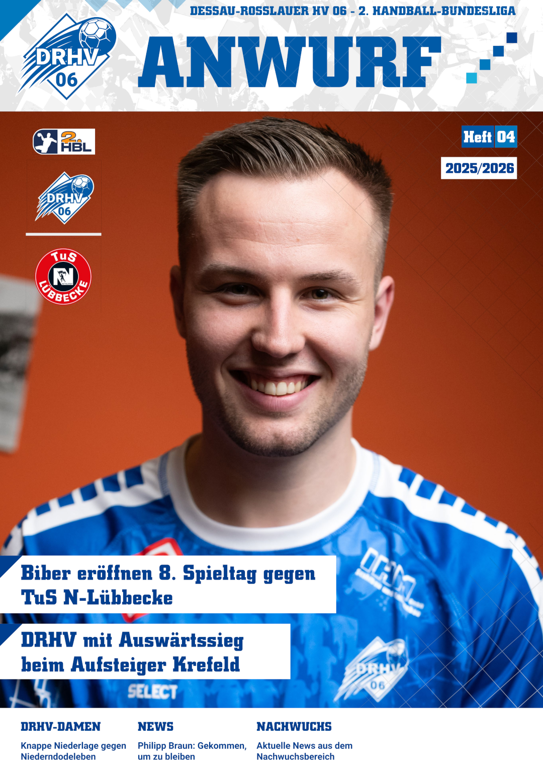 Cover Anwurf No.04 Saison 2025/26