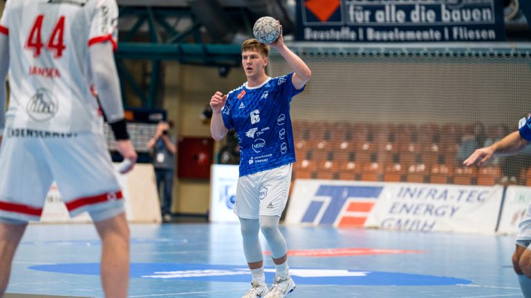 vorbericht_krefeld_1025 Fritz-Leon Haake überzeugte mit sieben Treffern im Spiel gegen den TuS Ferndorf Saison 2025/26