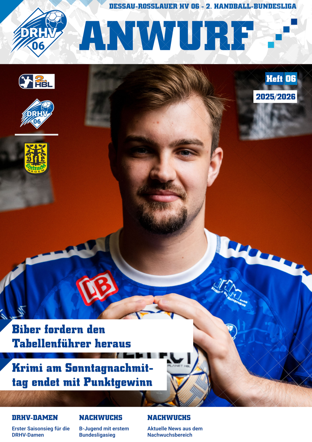 Cover Spieltagsheft Nr. 6 Saison 2025/26
