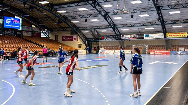 weibliche C-Jugend beim Heimspiel gegen den TuS Dieskau Saison 2025/26