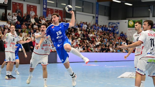 Marcel Nowak beim Auswärtsspiel in Hüttenberg Saison 2025/26