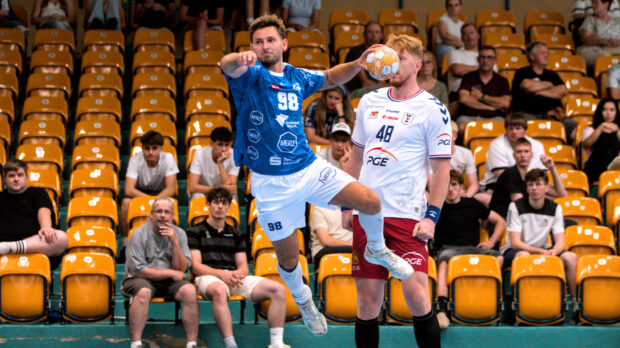 Yannick-Marcos Pust beim Testspiel gegen Danzig Saison 2026/27