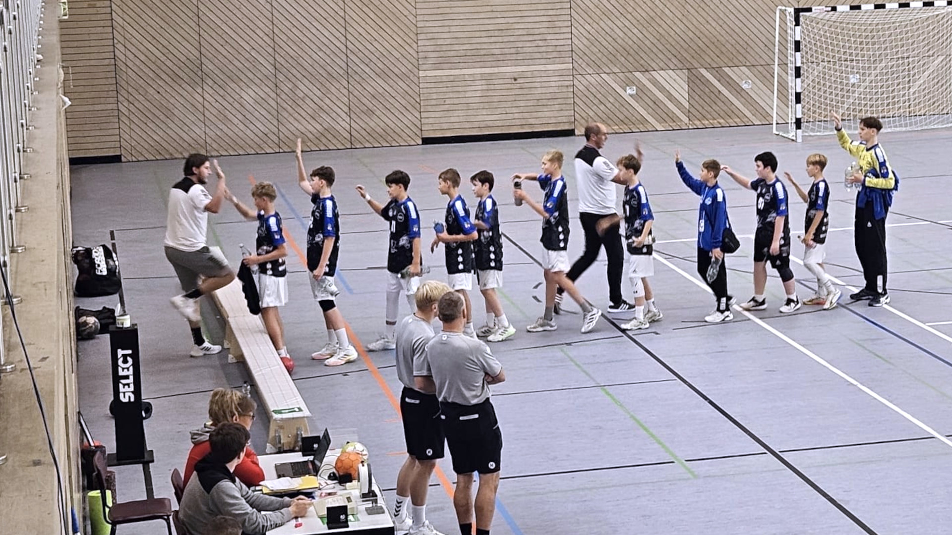 C-Jugend nach dem Spiel gegen den SC Magdeburg Saison 2026/27