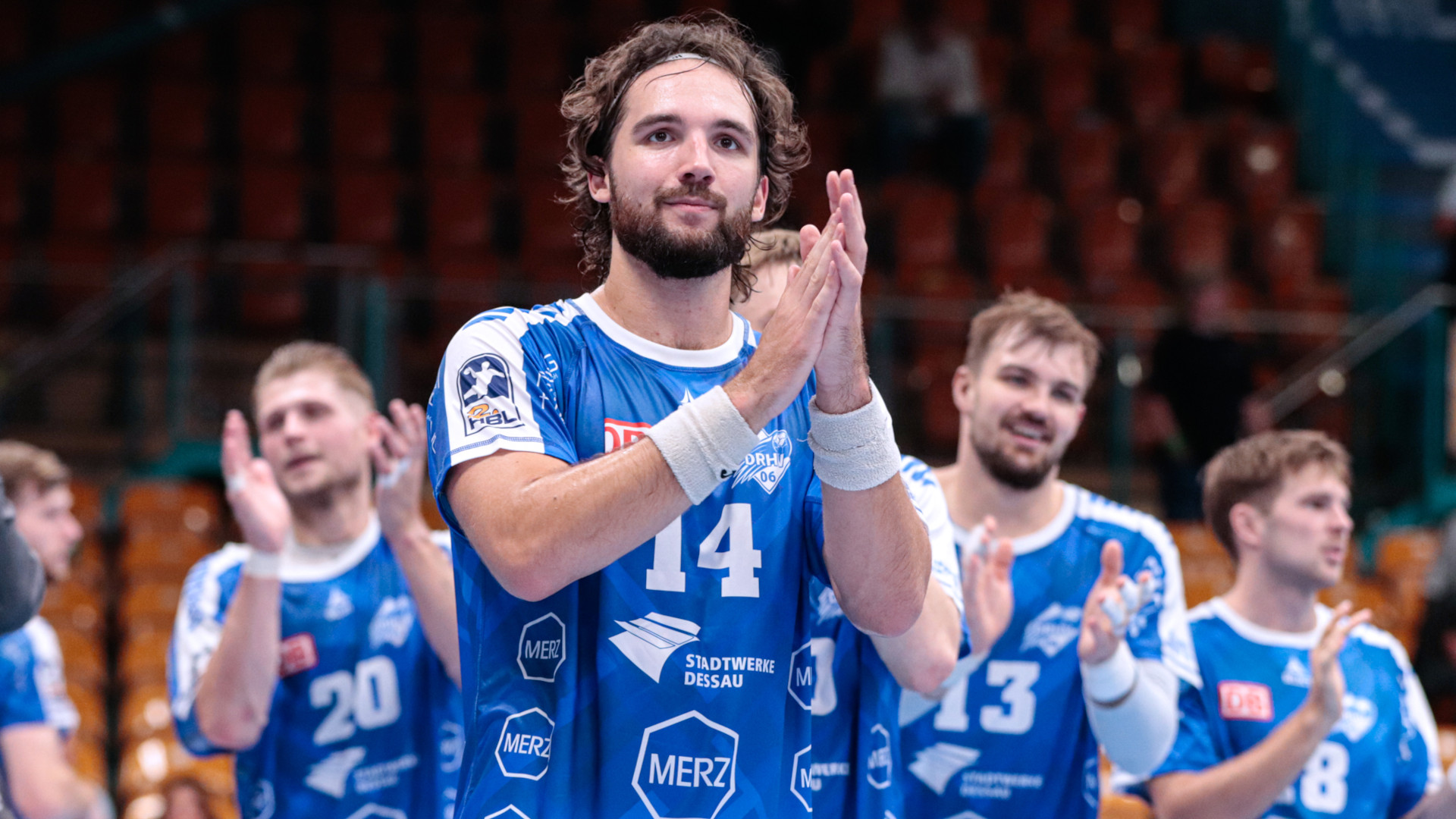 spielbericht_eulen Jakub Powarzyński nach dem Heimsieg über die Eulen Ludwigshafen 2. Spieltag Saison 2026/27