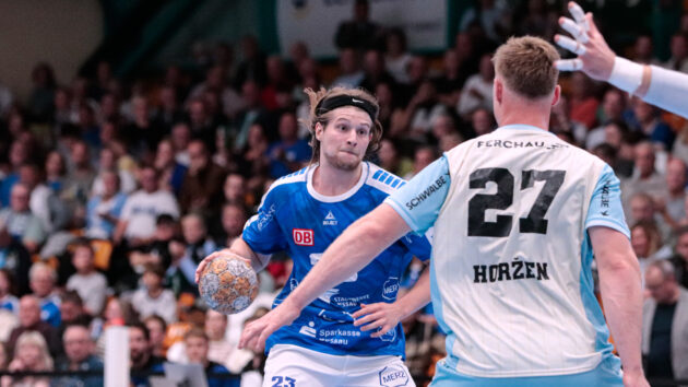 spielbericht_gummersbach Mika Schüler im Spiel gegen den VfL Gummersbach - 2. Runde im DHB-Pokal Saison 2026/27