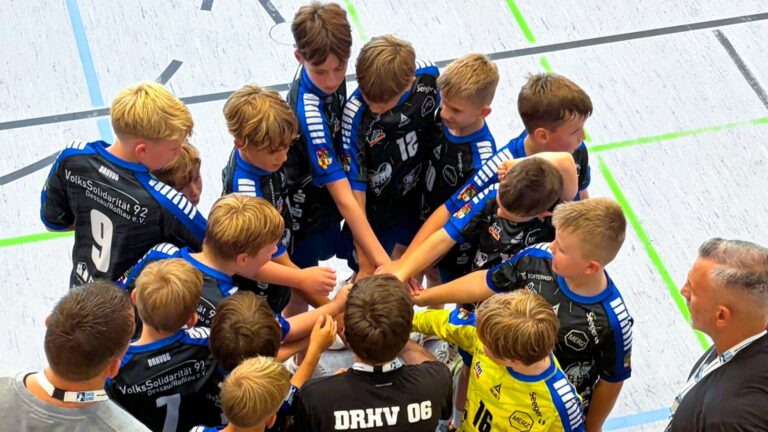 Männliche E-Jugend vor dem Spiel gegen Brehna
