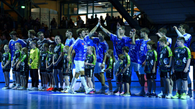 Spielereinlauf des DRHV in der Anhalt-Arena Saison 2026/27